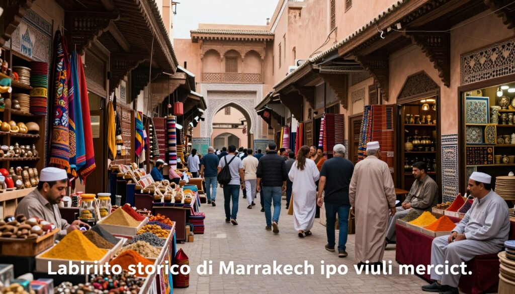 Medina Marrakech labirinto storico