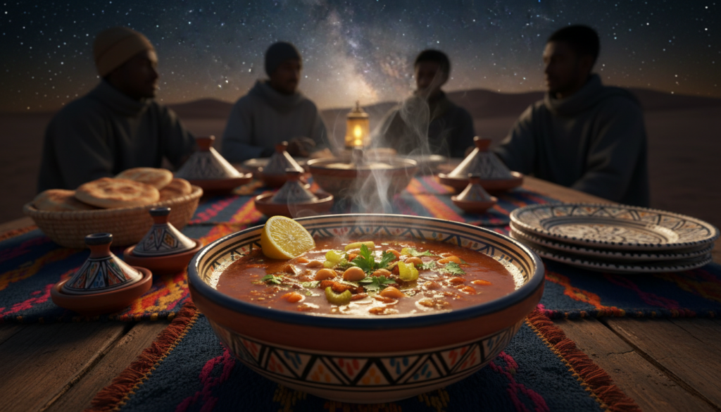 Zuppa harira tradizionale marocchina