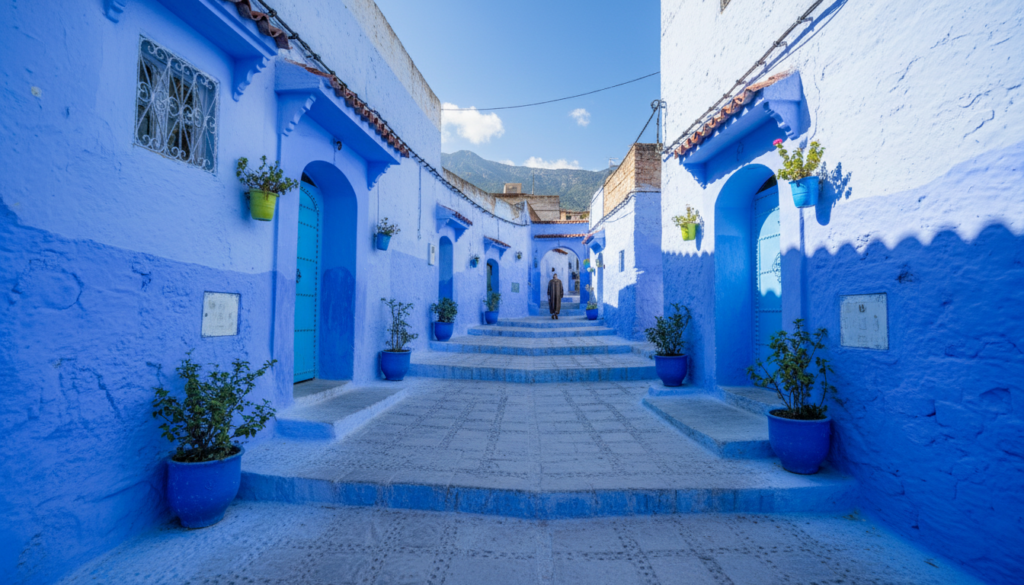 blue street Chefchaouen