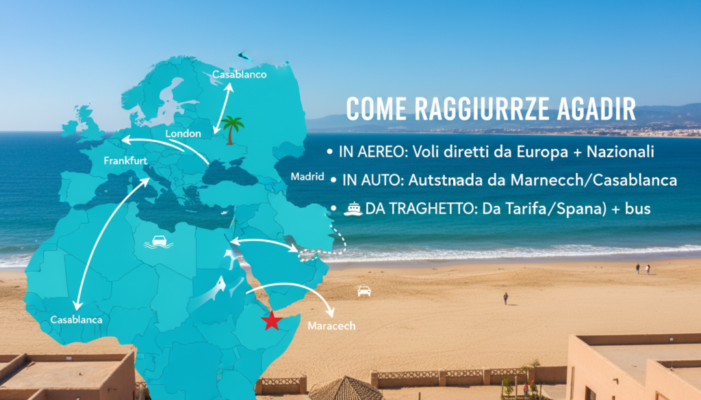 come raggiungere Agadir