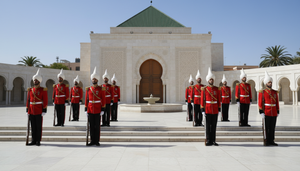 guardie reali mausoleo mohammed