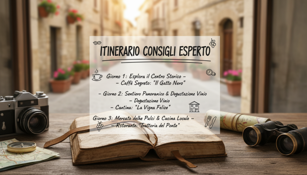 itinerario consigli esperto
