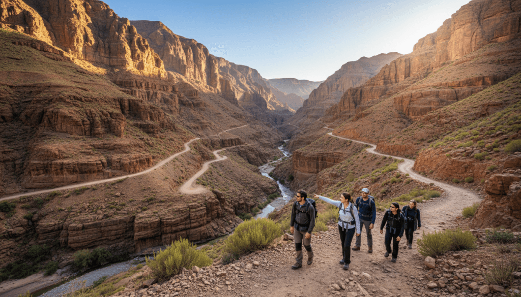 percorso trekking gole dades tornanti percorso trekking gole dades tornanti