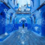 teorie religiose colore blu chefchaouen