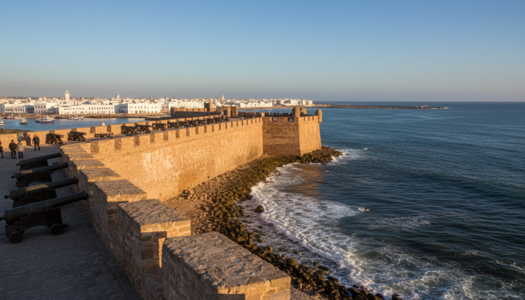 vista panoramica mura cannoni Skala de la Ville