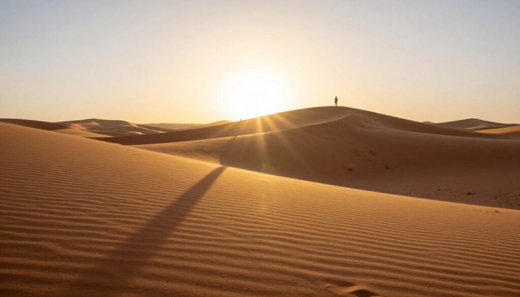 Alba sulle dune di Erg Chebbi durante il tour marocco 7 giorni