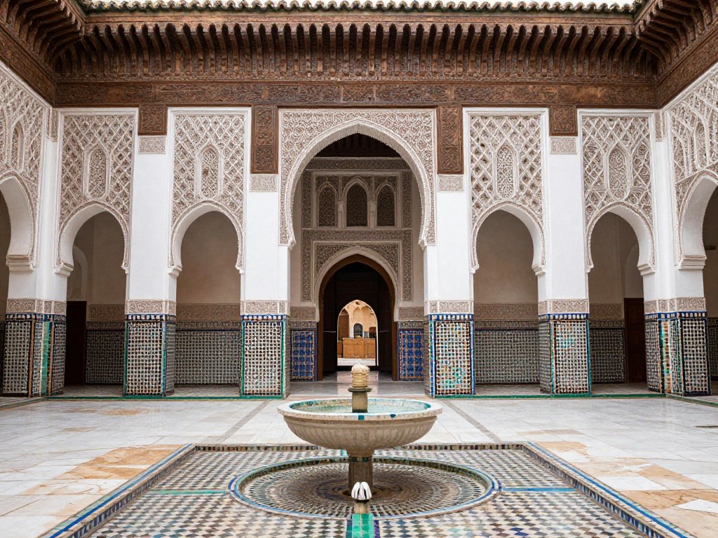 Architettura tradizionale marocchina in una delle città imperiali Architettura tradizionale marocchina in una delle città imperiali