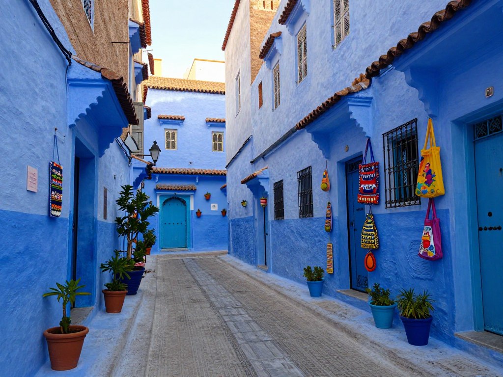 Città blu di Chefchaouen durante un tour marocco 10 giorni