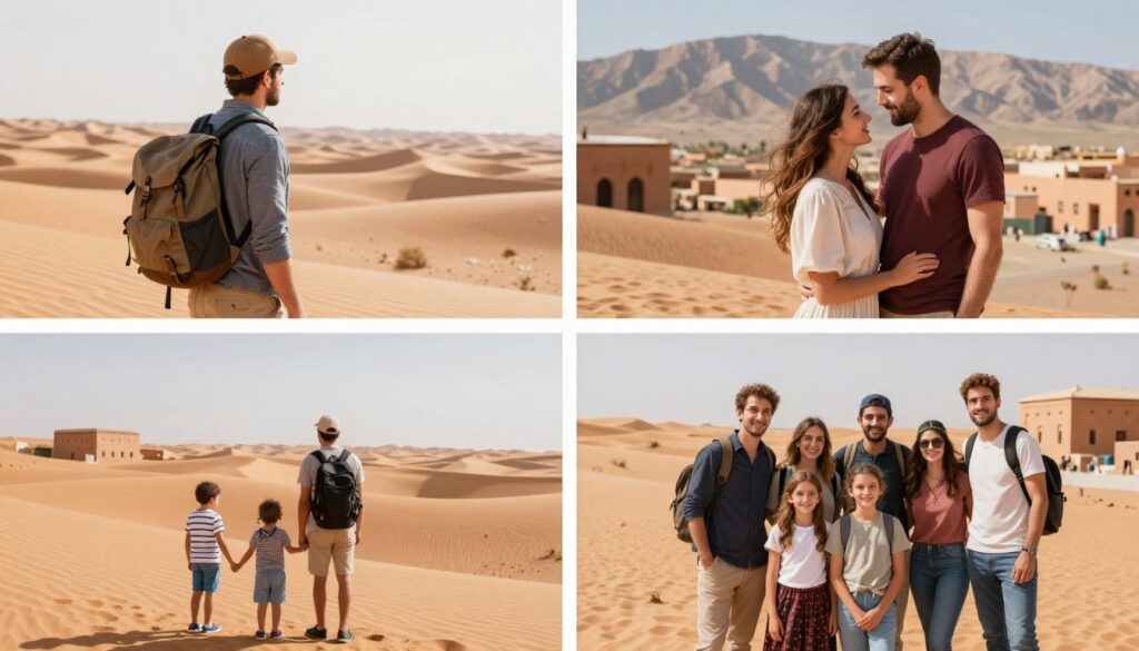 Confronto tour privato vs gruppo marocco: diverse tipologie di viaggiatori