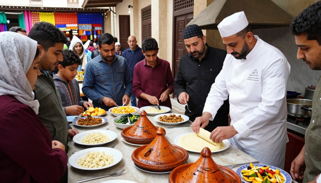 Cooking class a Fes con tour del mercato e preparazione di tajine e couscous tradizionali