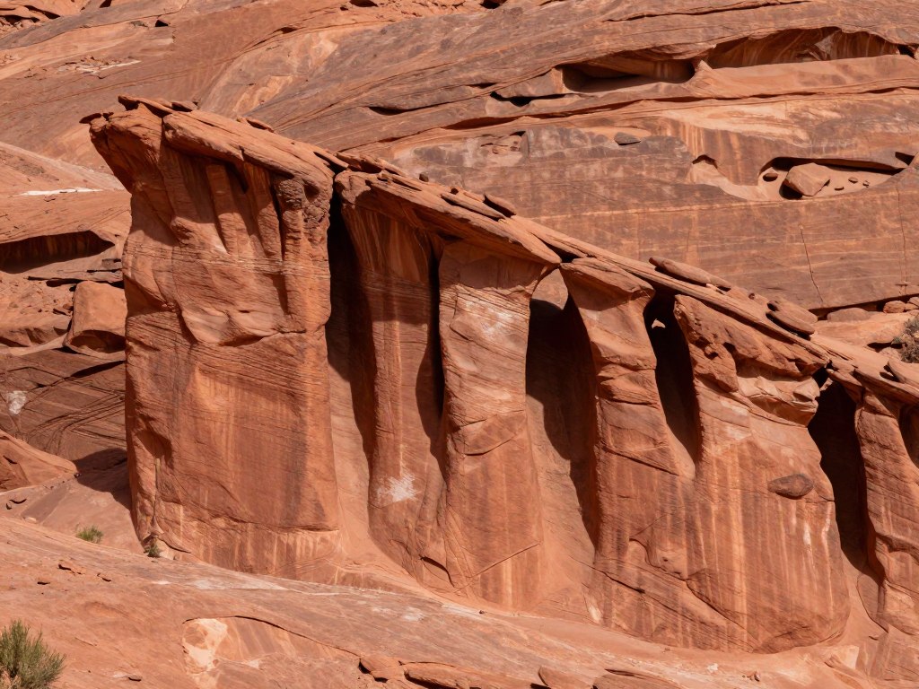 Formazioni rocciose Monkey Fingers nella Valle del Dades