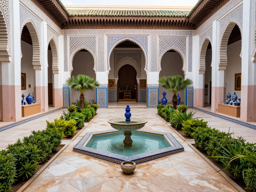 Il palazzo Dar Batha con il suo giardino andaluso e collezioni di ceramiche tradizionali