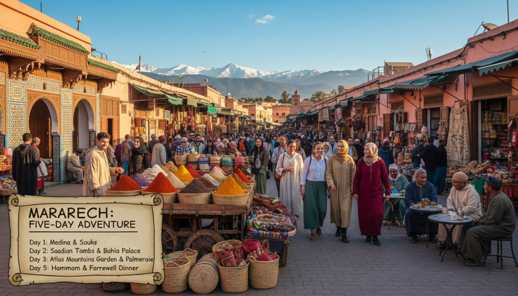 Itinerario di 5 giorni a Marrakech