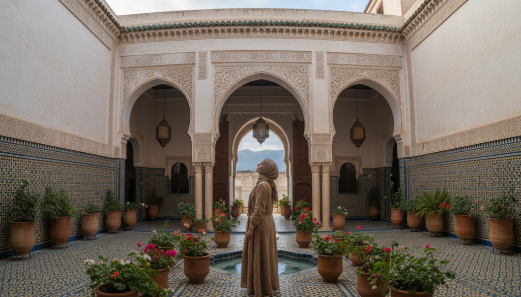 Kasbah Tangeri cortile interno palazzo