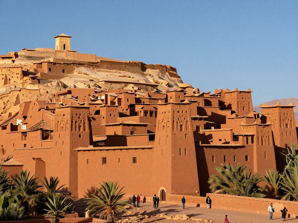 La kasbah di Ait Ben Haddou vicino a Ouarzazate, set di numerosi film - Guida di Viaggio in Marocco