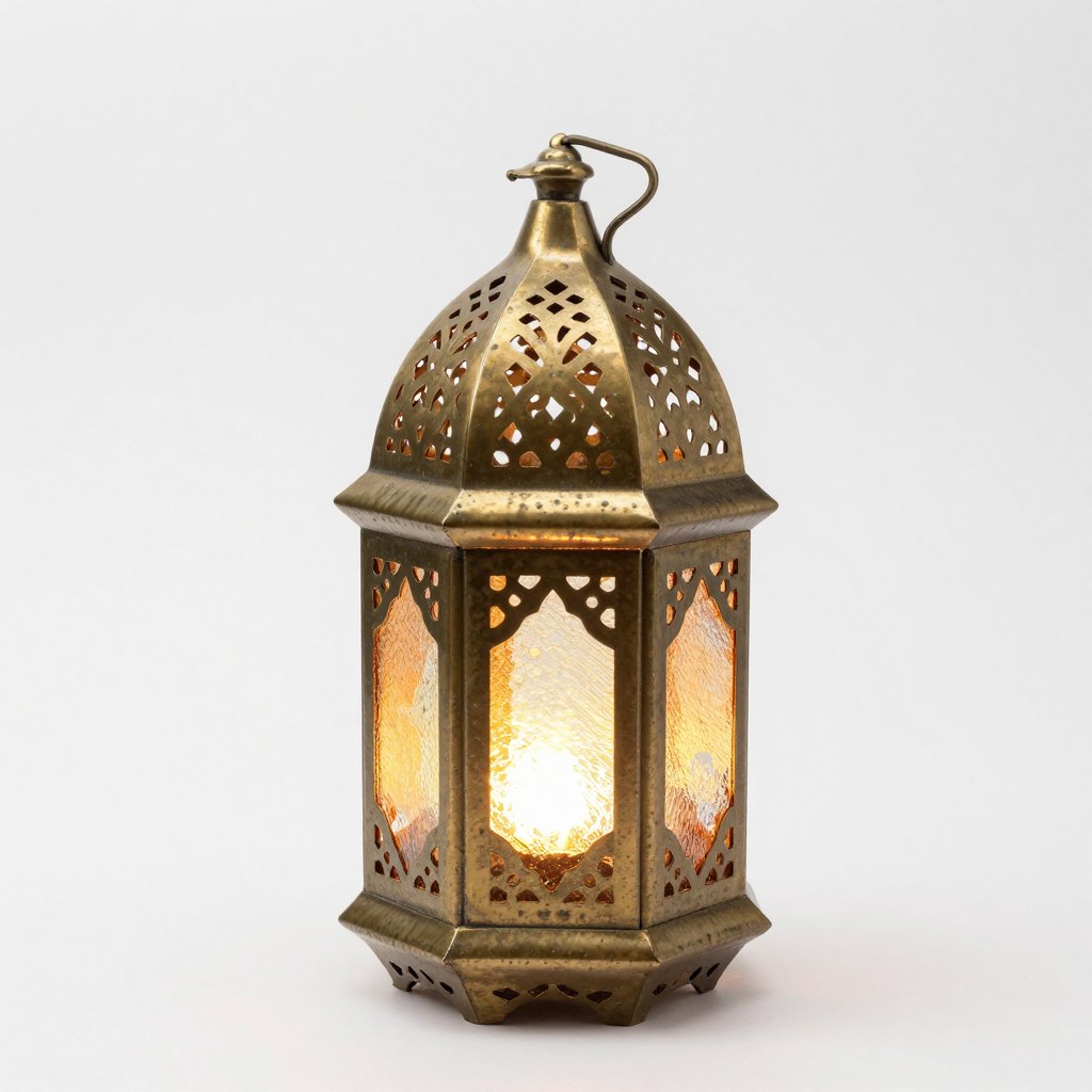 Lanterna traforata in ottone del Souk Seffarine