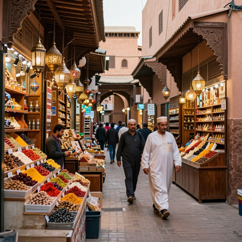 Medina di Marrakech durante un tour marocco 7 giorni