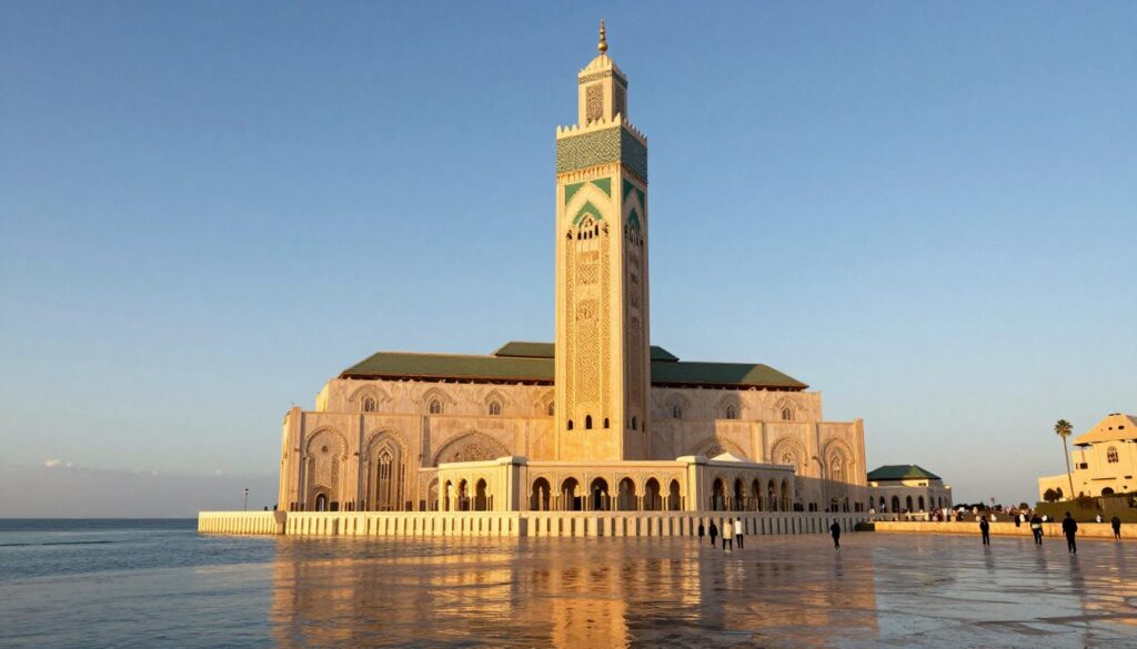 Moschea Hassan II a Casablanca durante il tour marocco 10 giorni