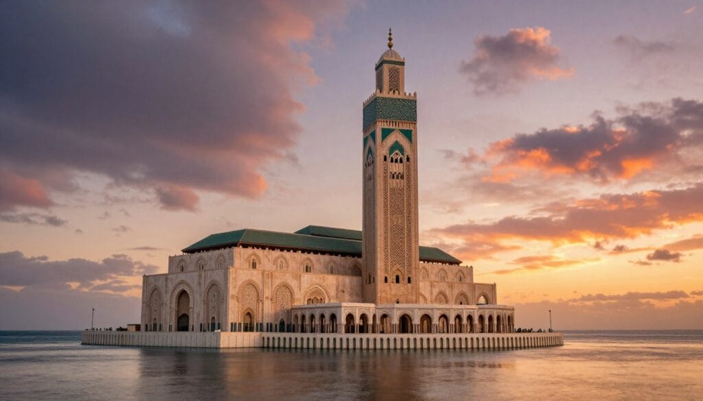 Moschea Hassan II a Casablanca durante un tour Marocco 12 giorni Moschea Hassan II a Casablanca durante un tour Marocco 12 giorni
