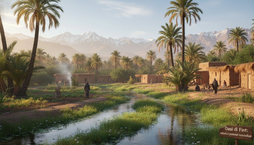 Oasi di Fint natura paesaggi