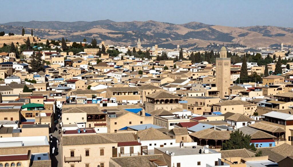 Panoramica della medina di Fes durante il tour marocco 7 giorni