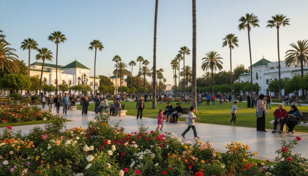 Parc de la Ligue Arabe polmone verde Casablanca