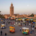 Piazza Jemaa el-Fna a Marrakech durante il tour marocco 10 giorni