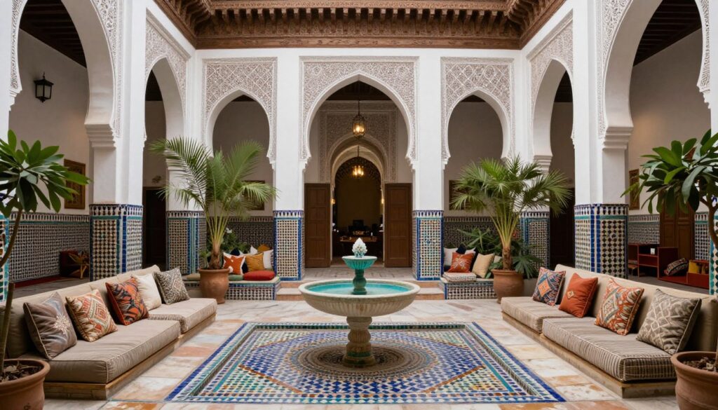 Riad di lusso a Marrakech durante il tour marocco 10 giorni