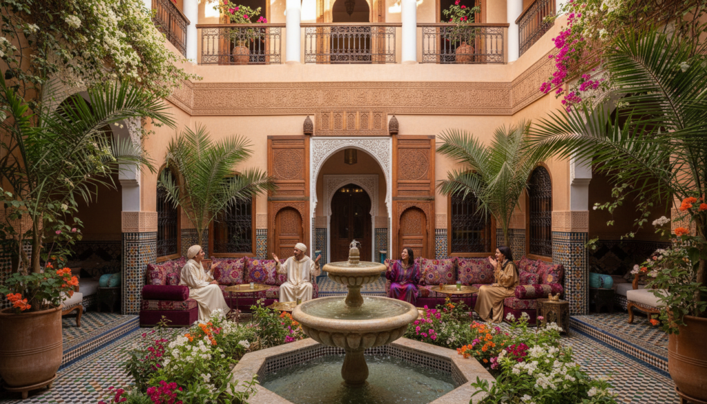 Riad tradizionale marocchino