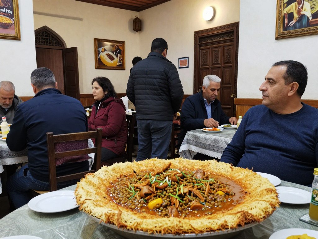 Thami Restaurant nella medina di Fes, famoso per la rfissa del venerdì, hidden gem senza turisti