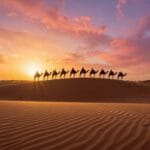 Esperienze e Attività in Marocco: Guida Completa 2026 3 Tramonto sul deserto del Sahara durante un tour in Marocco