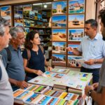 Turisti che scelgono tour da Marrakech in base ai loro interessi