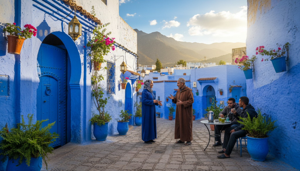 architettura kasbah chefchaouen