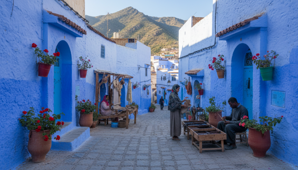 città blu Chefchaouen escursioni