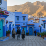 città blu Chefchaouen montagne Rif