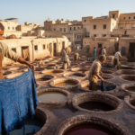 concerie Fez colori tradizionali