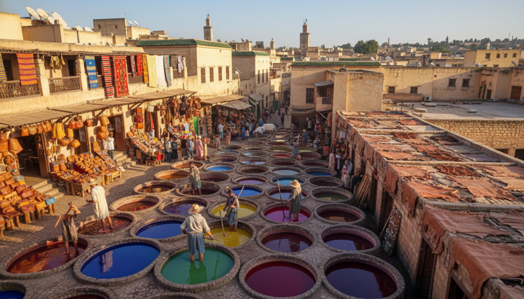 concerie tradizionali Fez
