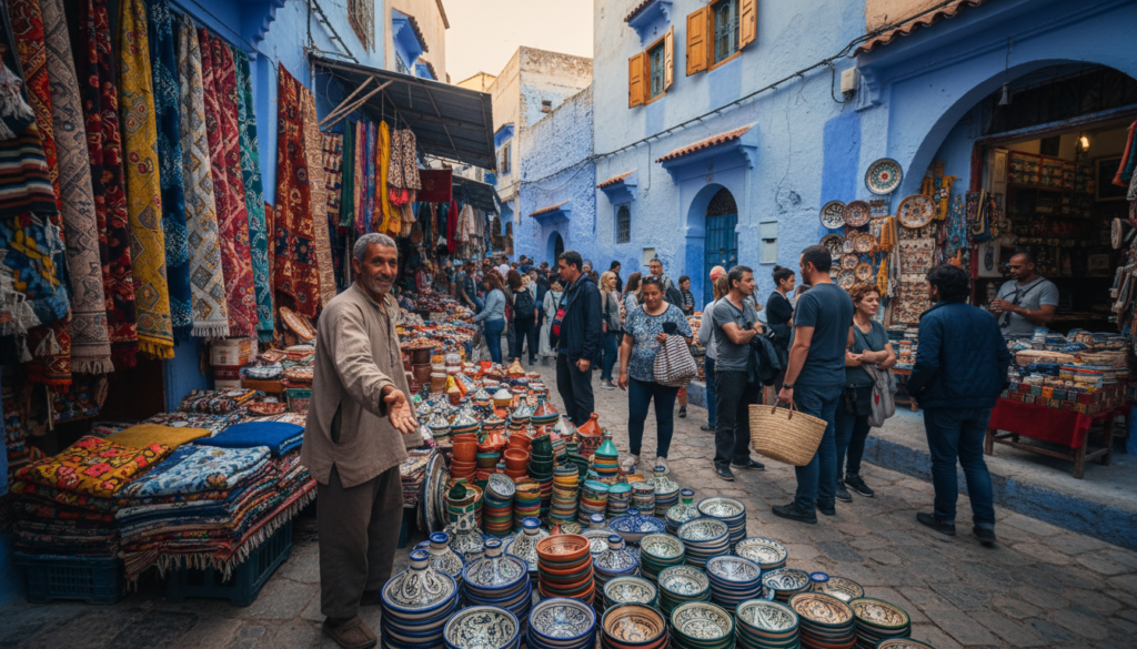 mercati tradizionali chefchaouen shopping
