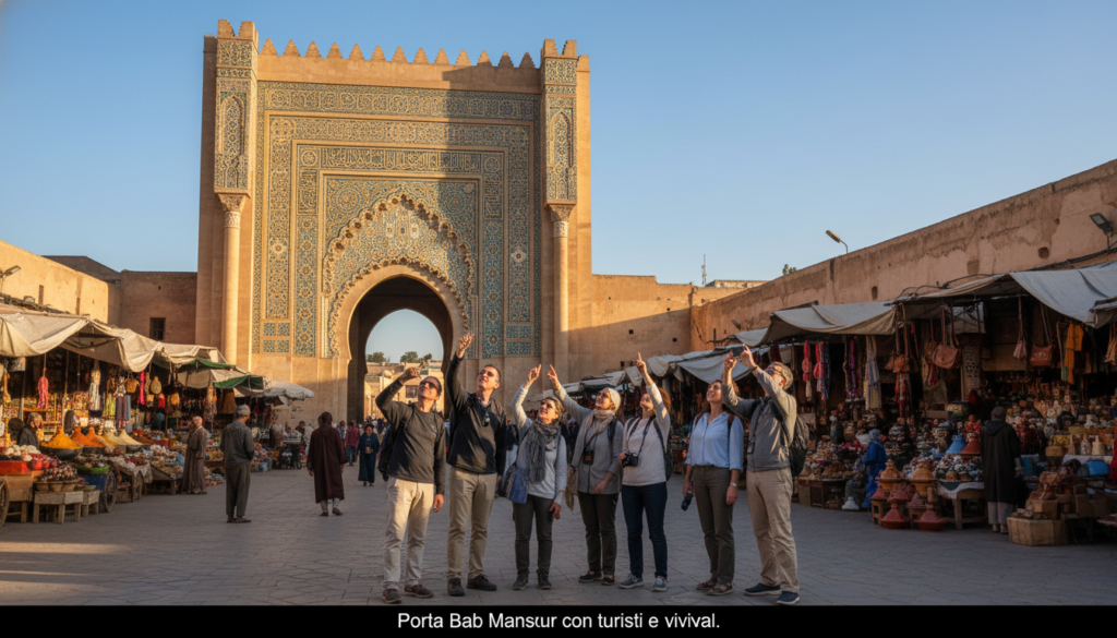 porta bab mansour medina