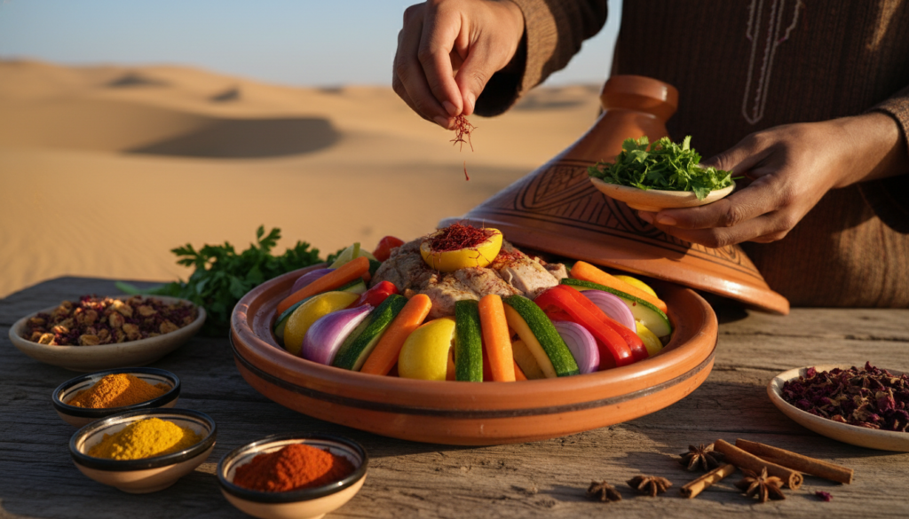 preparazione tajine tradizionale berbera