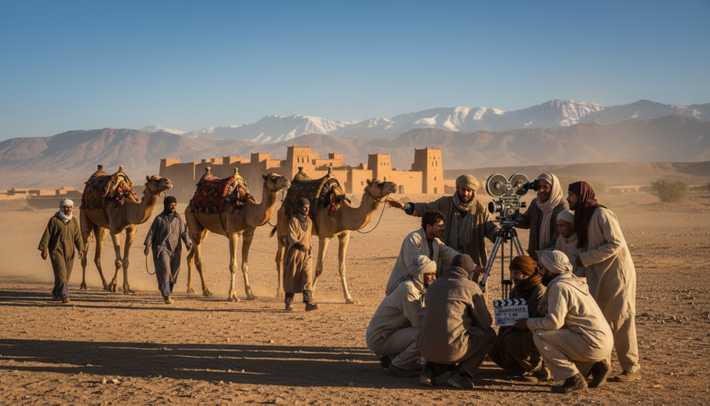set cinematografico film Ouarzazate set cinematografico film Ouarzazate