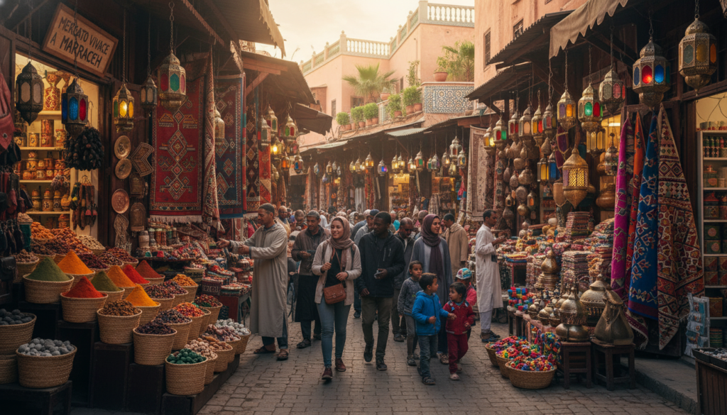 souk e riad tradizionali Marrakech
