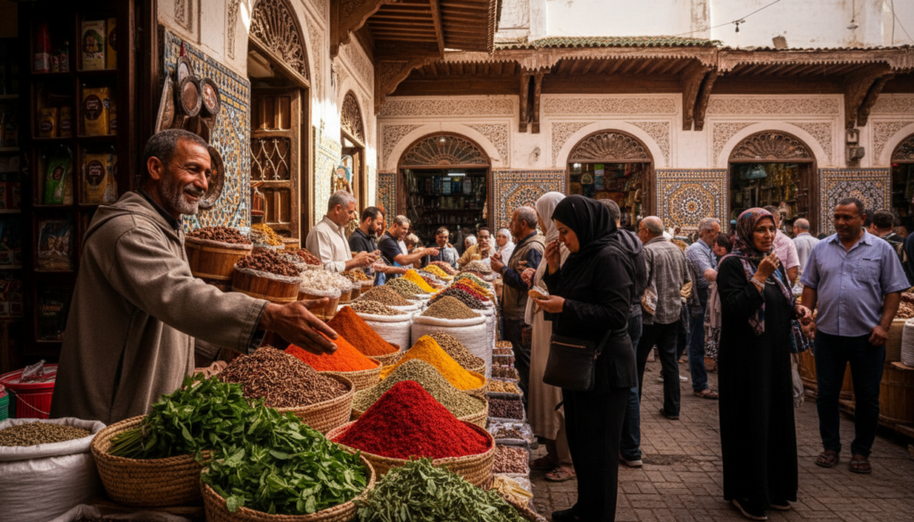 souk spezie mercato Meknes