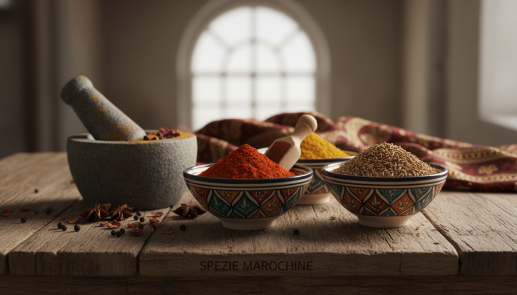 spezie marocchine tradizionali