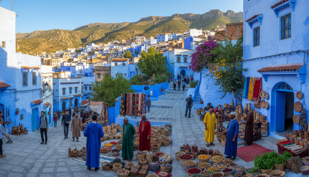 trasporti per visitare chefchaouen