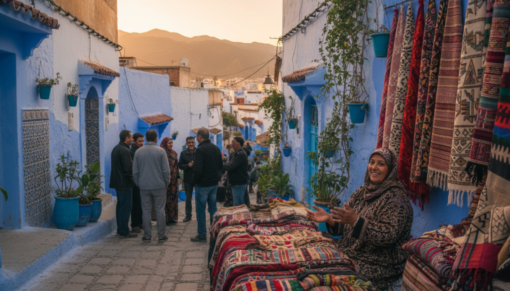 vita quotidiana medina chefchaouen Guida di Viaggio a Chefchaouen