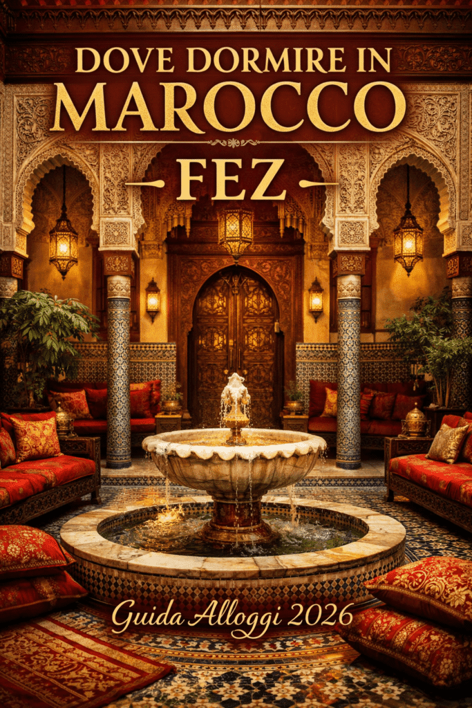 Riad e Alloggi: Dove Dormire in Marocco 3 Courtyard traditionnel dun riad a Fes
