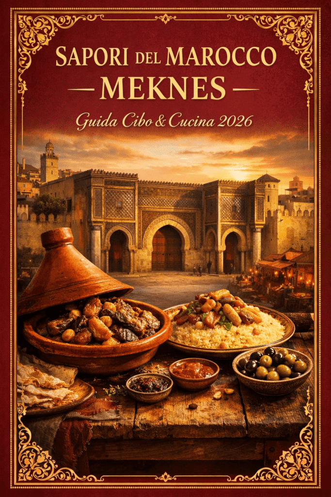 I Segreti del Cibo e della Cucina Marocchina 4 meknes traditional food book cover