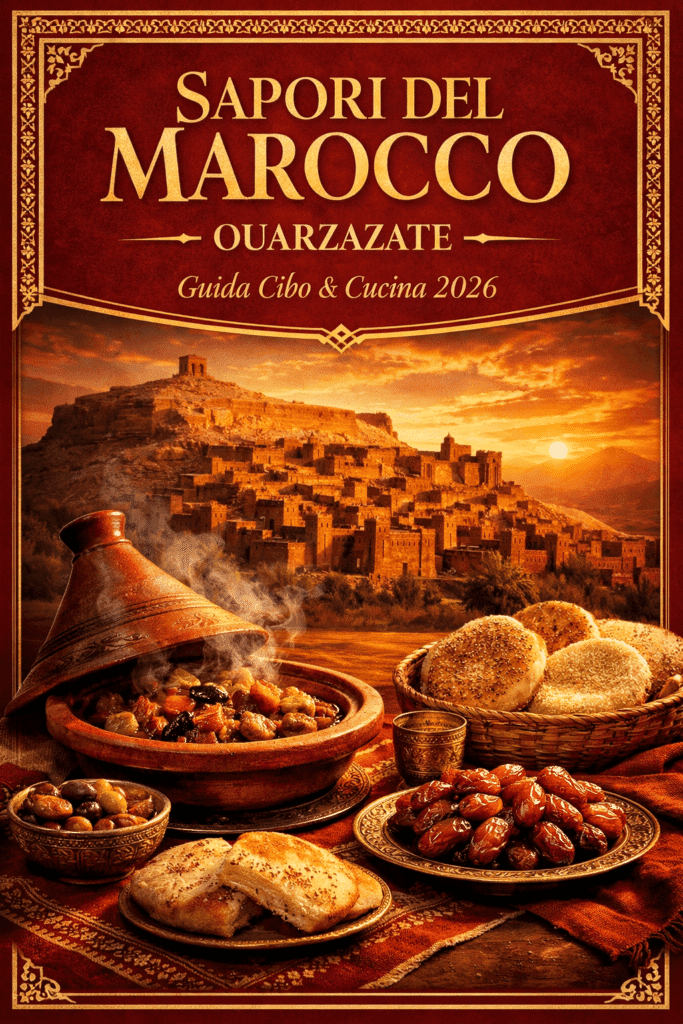 I Segreti del Cibo e della Cucina Marocchina 9 ouarzazate desert food book cover